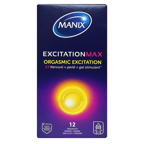 ExcitationMax Orgasmic Excitation 12 préservatifs