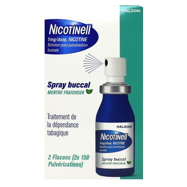 Spray nicotine 1mg/dose 2 flacons x 13,2ml