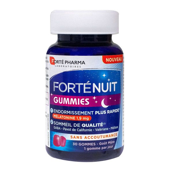 ForteNuit Mélatonine 30 gummies