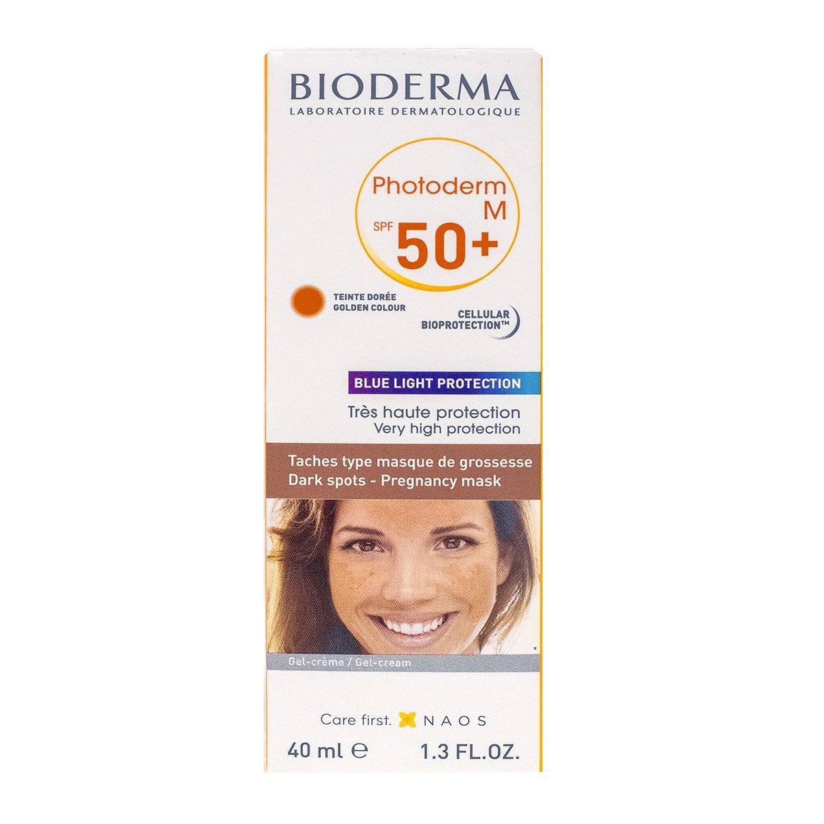 Crème teintée protectrice SPF 50+ Photoderm M, soin solaire - Bioderma