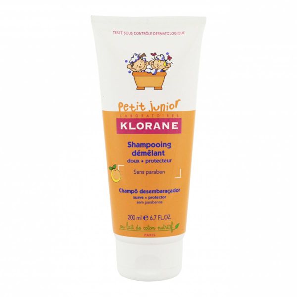 Le shampooing pêche Petit junior Klorane permet de nettoyer en douceur