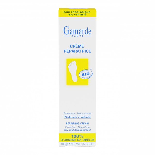 Crème réparatrice pieds bio 100g