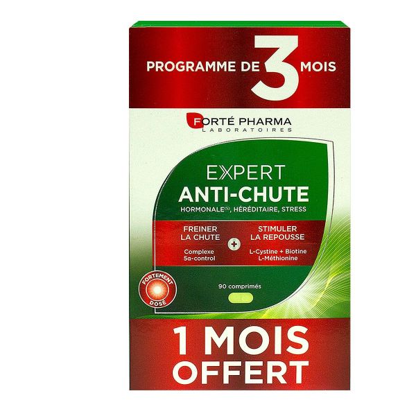 Forté Pharma Expert Anti chute Effets Secondaires Expert anti-chute Forté Pharma est un complément alimentaire qui freine
