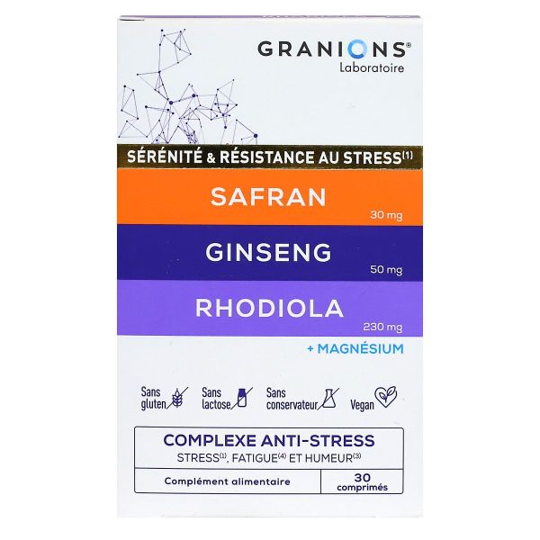 Complexe anti-stress 30 comprimés