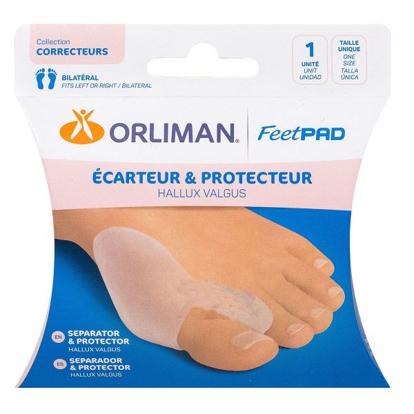 Écarteur & protecteur hallux valgus Feetpad 1 unité