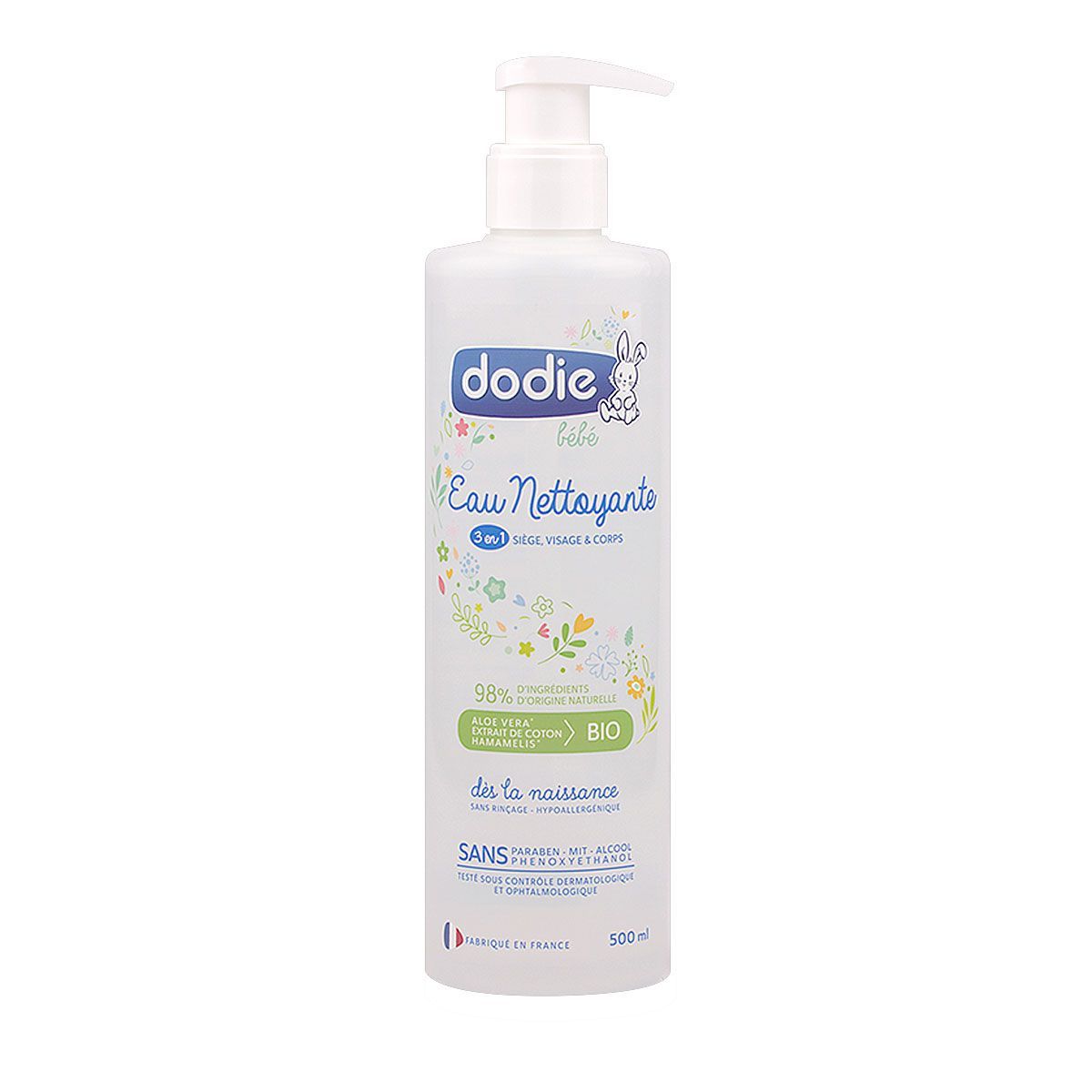 L Eau Nettoyante 3 En 1 Dodie Permet De Nettoyer Le Visage Le Corps Et Le Siege De Bebe Dodie