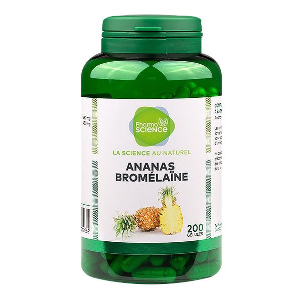 Ananas & bromélaïne 200 gélules