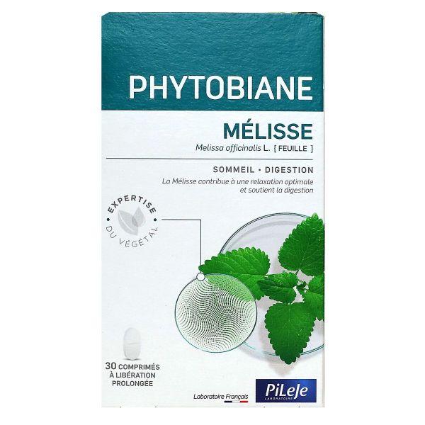 Phytobiane Mélisse sommeil et digestion 30 comprimés
