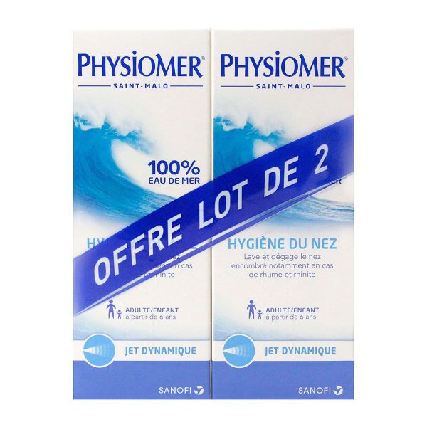 Hygiène du nez jet dynamique 2x135ml