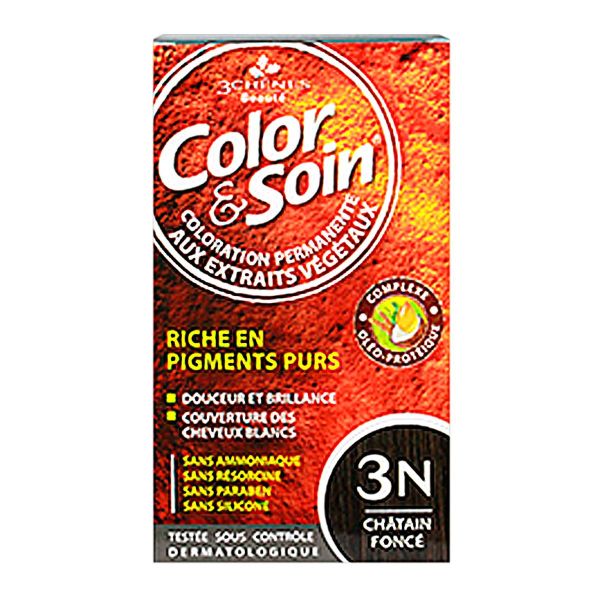 Color & Soin coloration permanente - 3N châtain foncé