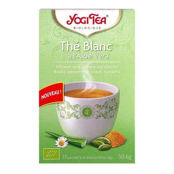 17 infusions thé blanc à l'aloe vera