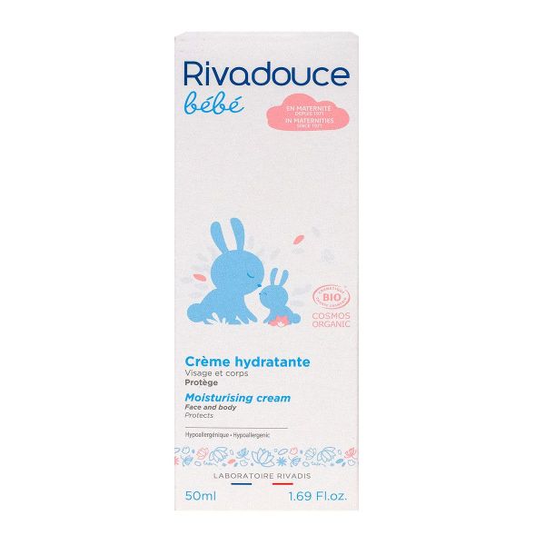 Rivadouce Bébé Crema Idratante Biologica 50ml Per Pelle Delicata - Foto 5