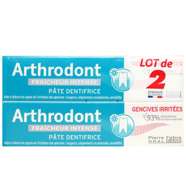 Dentifrice fraicheur intense 2x75ml