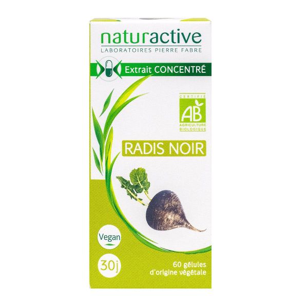 Radis noir bio extrait concentré 60 gélules