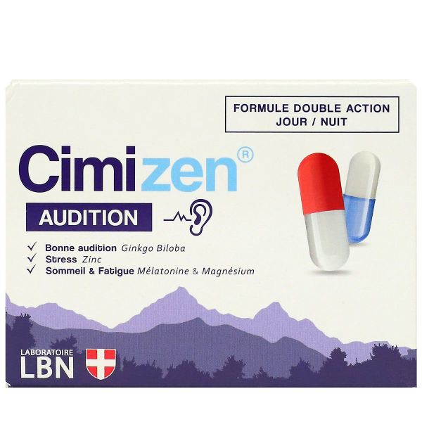 Cimizen audition jour/nuit 60 gélules