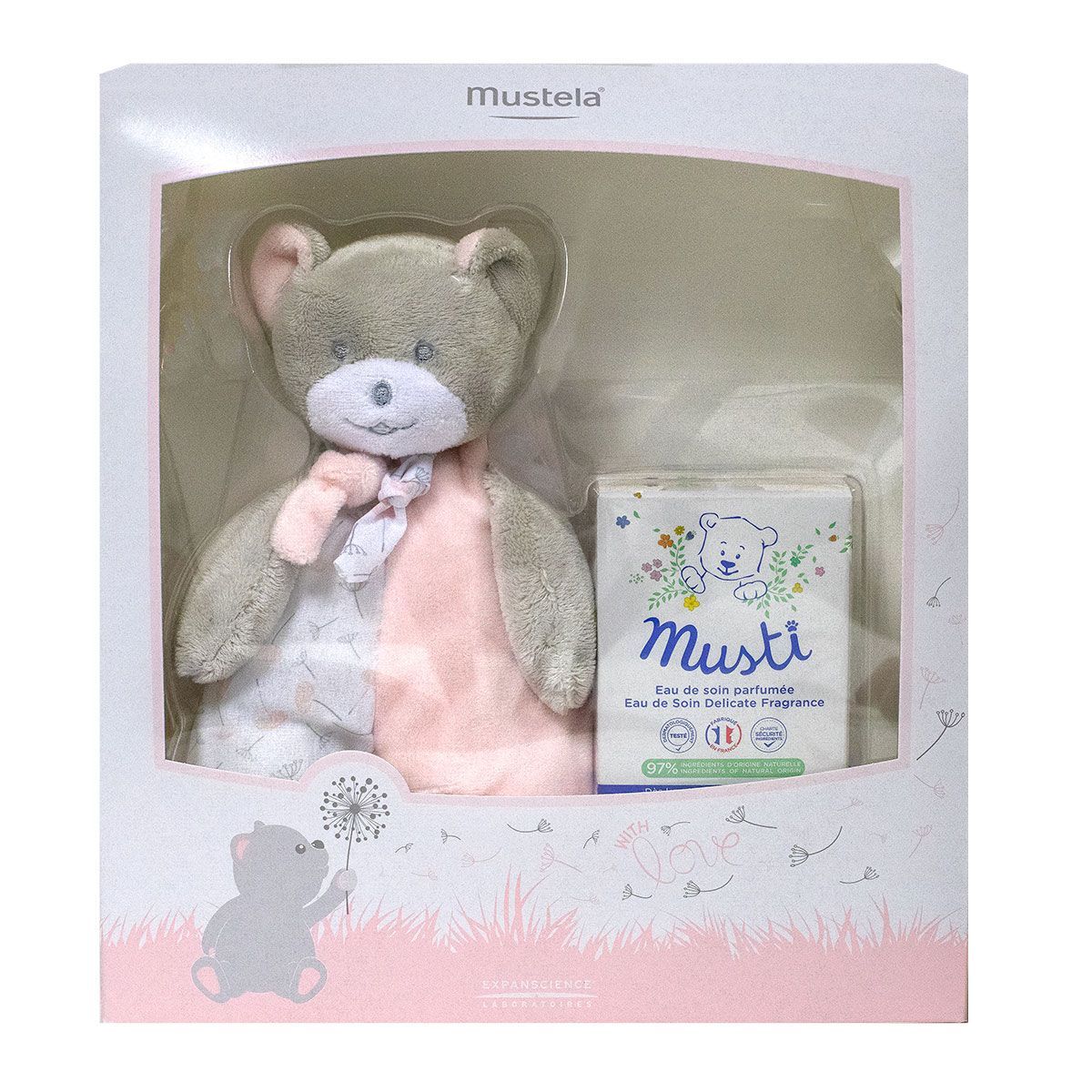 Coffret Musti Eau De Soin Parfumee 50 Ml Peluche Est Un Coffret Ideal A Offrir A Un Nouveau Ne Mustela
