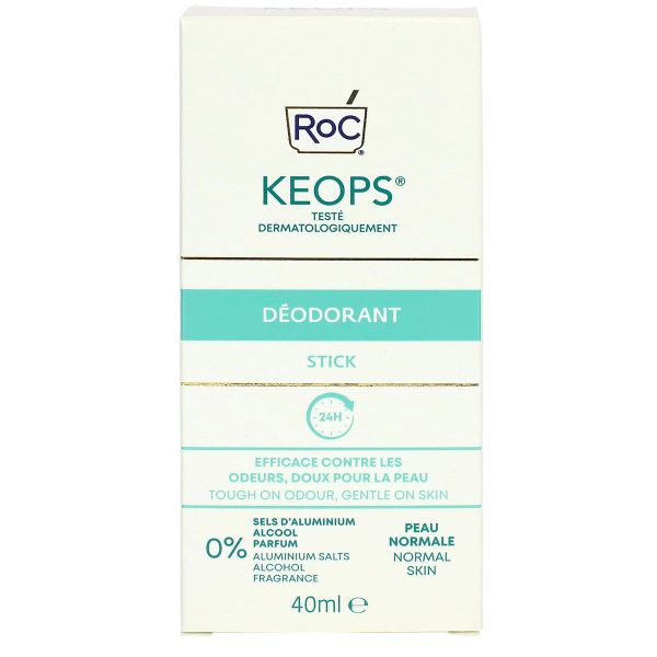 Keops déodorant stick peau normale 24h 40ml