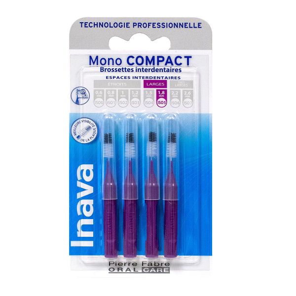 Mono Compact ISO5 1,8mm 4 brossettes interdentaires