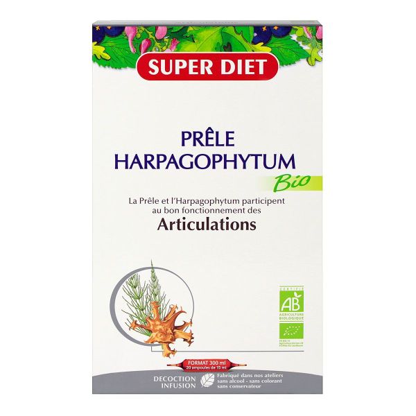 Prêle & harpagophytum bio 20x15ml