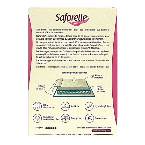 Culotte règles ultra absorbante M