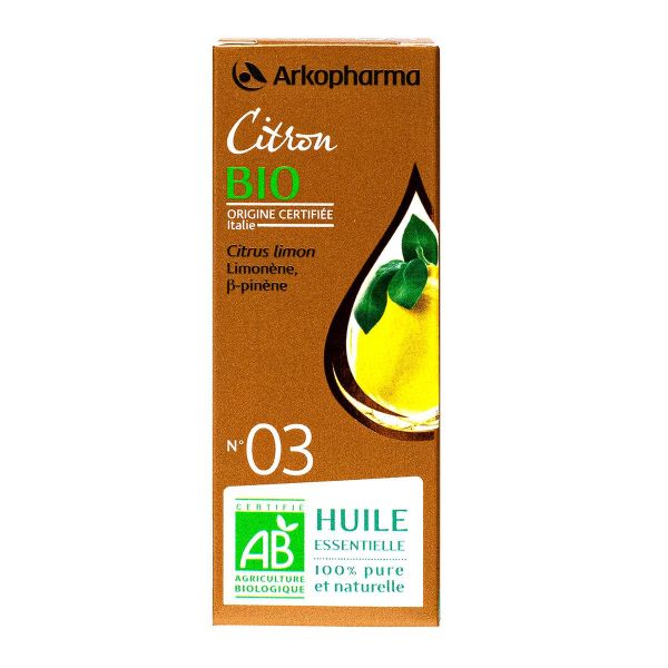 Huile essentielle n°03 citron 10ml