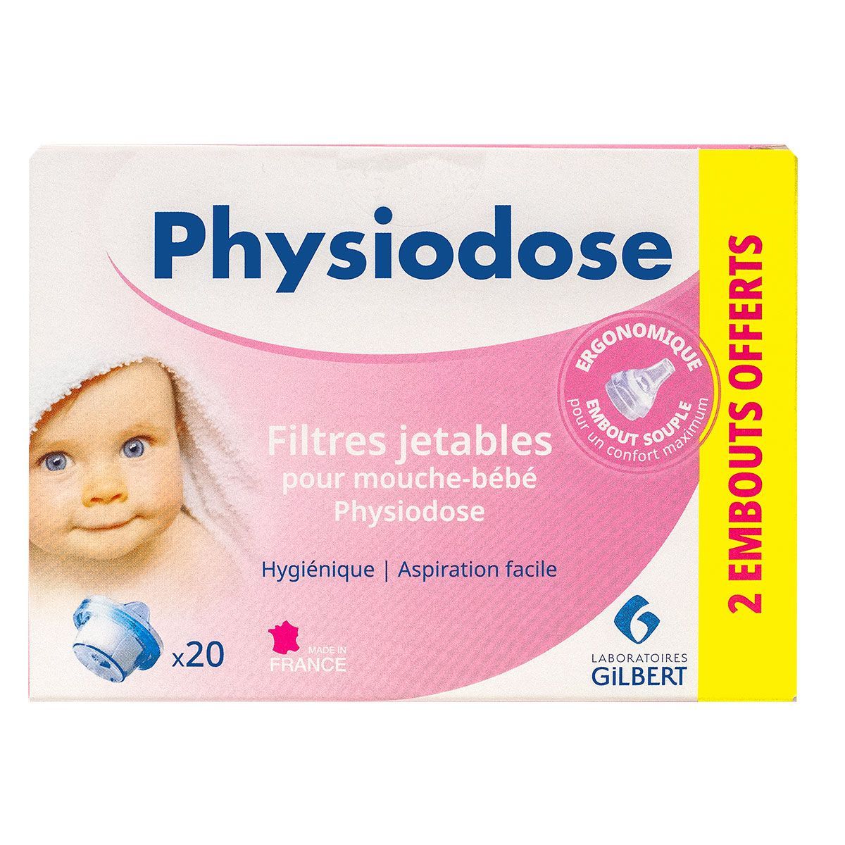 Les Mouche Bebes Physiodose Ayant 10 Filtres Jetables Gilbert