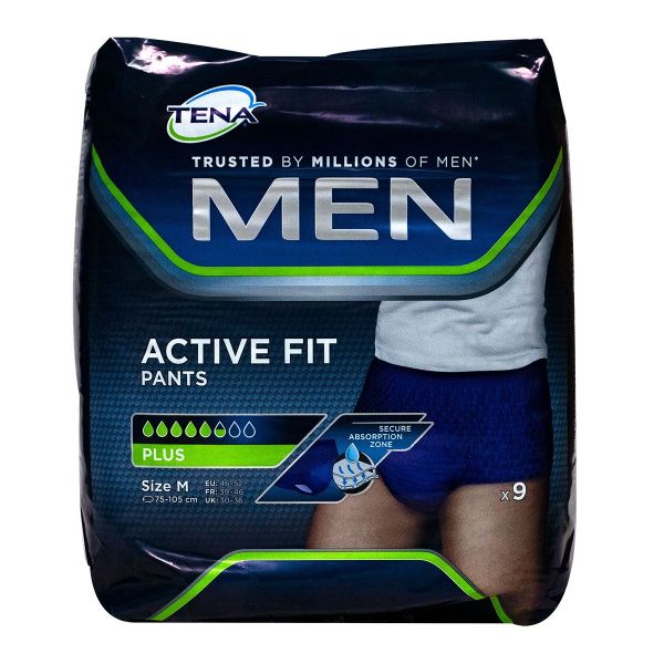 Les pants Active Fit Tena Men offrent une sécurité contre les fuites ...