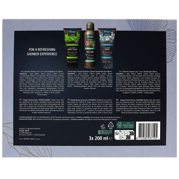 Men Shower coffret de Noël