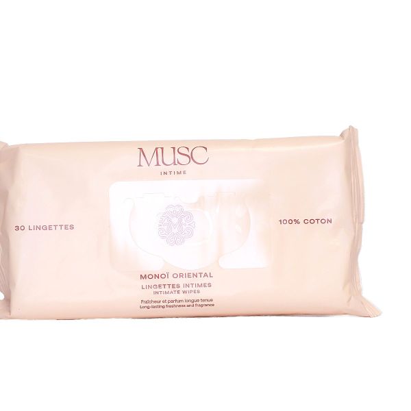 30 lingettes intimes Monoï oriental