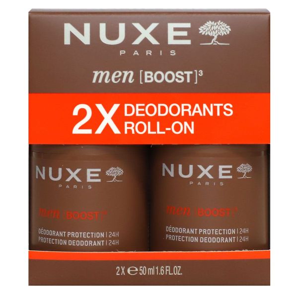 Men Boost deodorants roll-on protection 24h 2x50ml