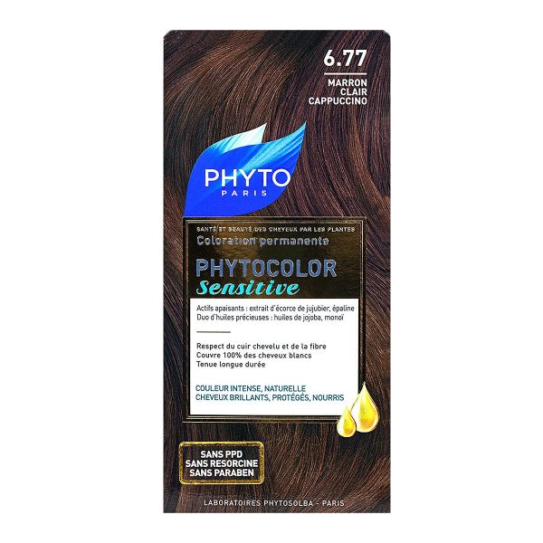 Phytocolor Sensitive coloration permanente Phyto respecte le cuir
