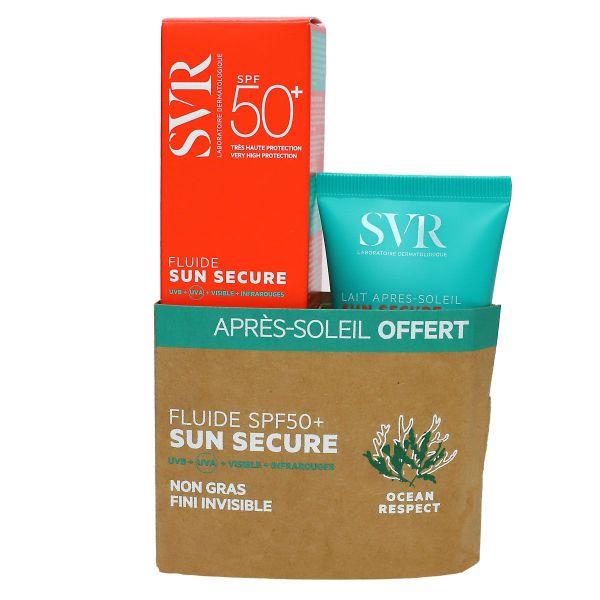 Sun Secure fluide SPF50+ 50ml + après-soleil offert