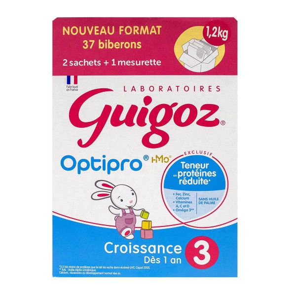 Optipro lait croissance 3 dès 1 an 1,2kg