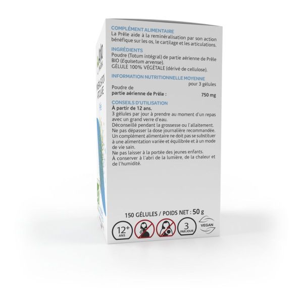 Arkogélules prêle bio reminéralisation 150 gélules