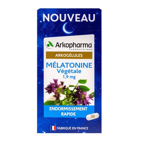 Arkogélules Mélatonine végétale 1,9mg 30 gélules