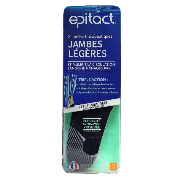 Semelles jambes légères taille 36-38