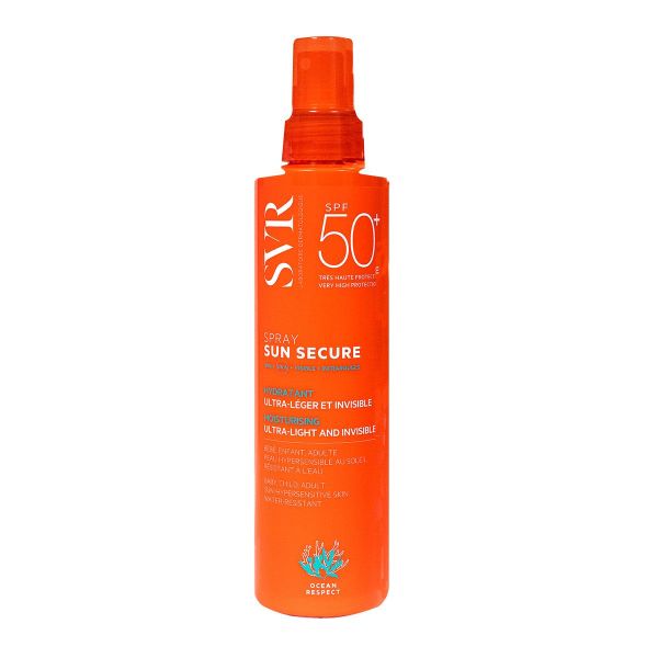 Sun Secure spray hydratant biodégradable SPF50+