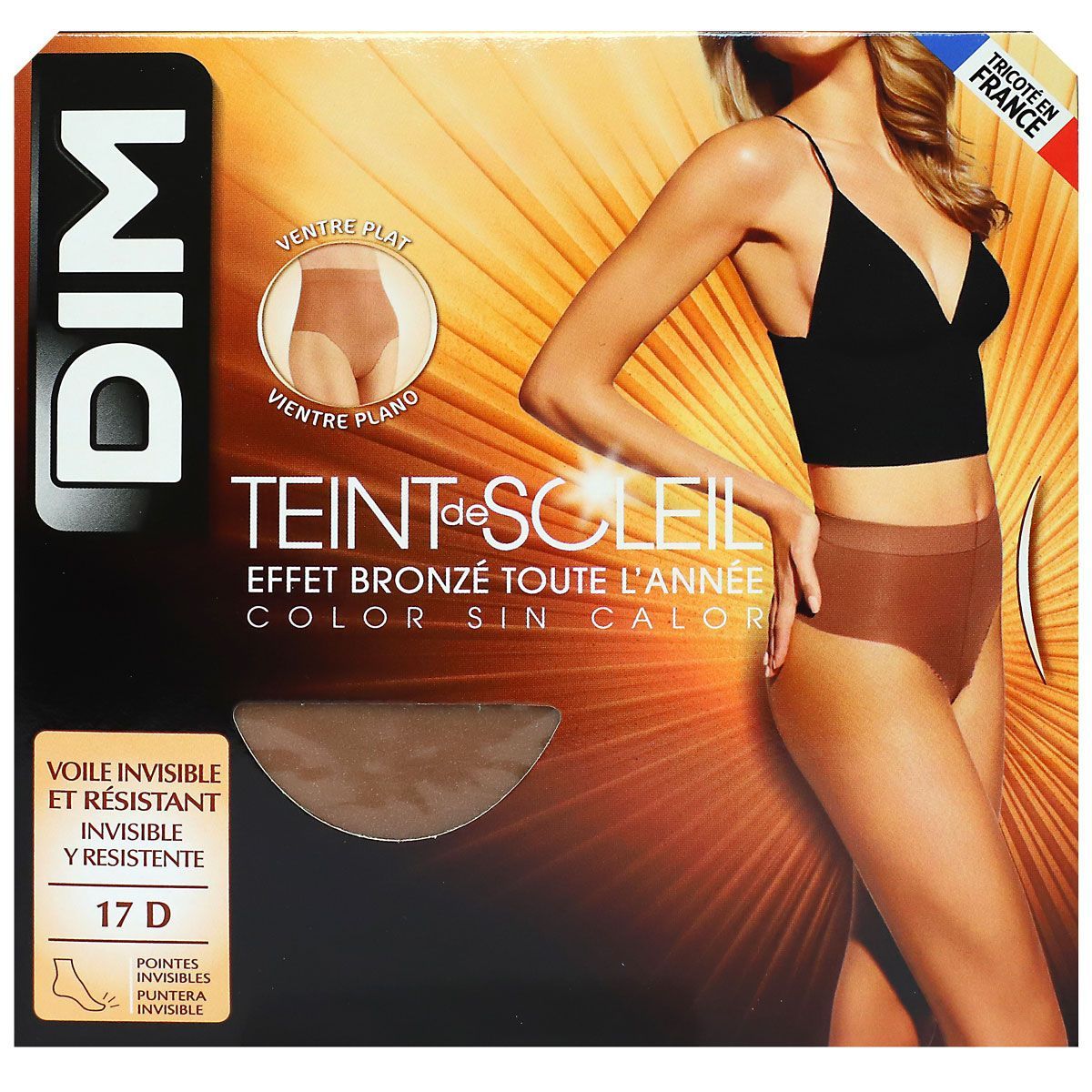 Collant Dim Sublim Ventre Plat - Effet Gainant Transparent - Polyamide/élasthanne - Taille Unique