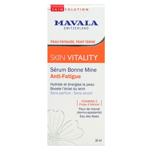 SkinSolution Skin Vitality serum bonne mine anti-fatigue 30ml