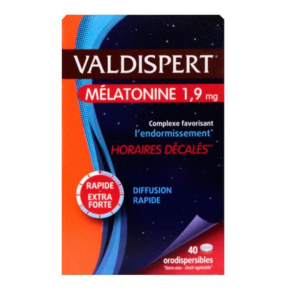 Mélatonine 1,9mg 40 comprimés