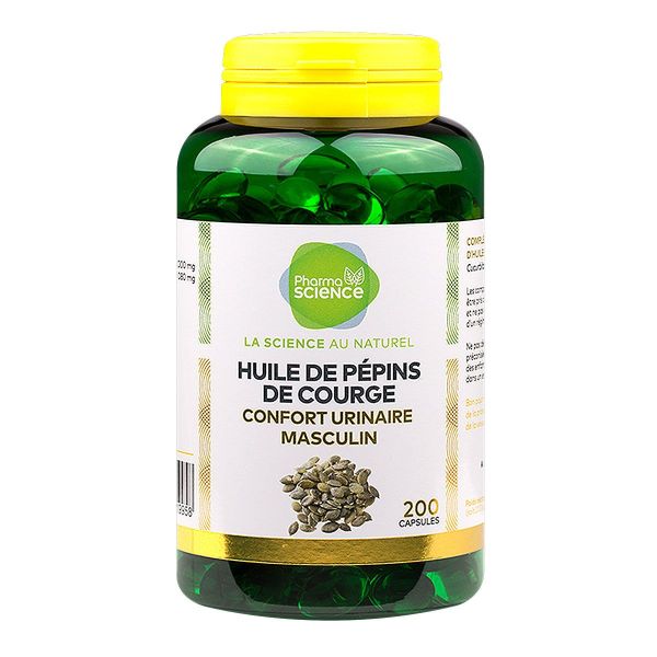 Huile de pépins de courge 200 capsules