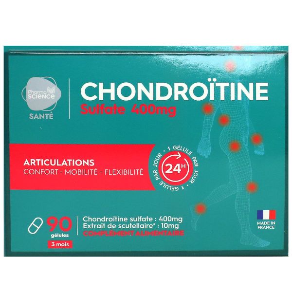 Chondroitine sulfate 400mg 90 gelules