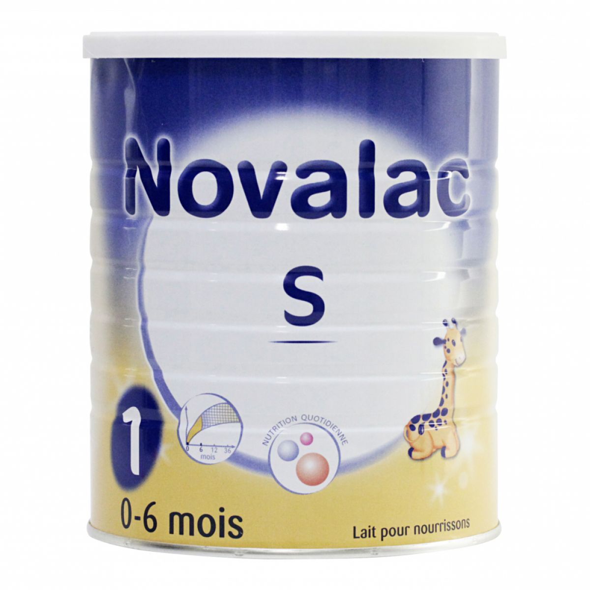 le lait s 1 novalac est un lait pour bébé de 0 à 6 mois ayant grand appétit  - Novalac