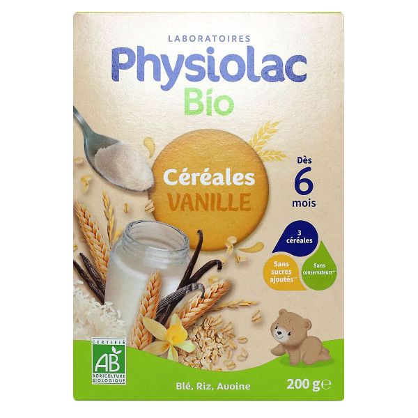 Bio céréales vanille dès 6 mois 200g