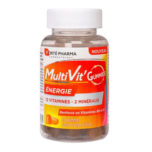 MultiVit Gummies énergie 60 gommes