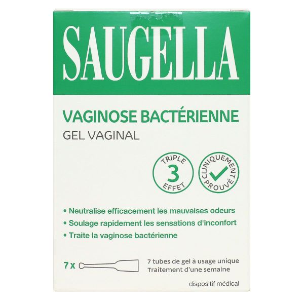 Vaginose bactérienne gel vaginal 7 tubes