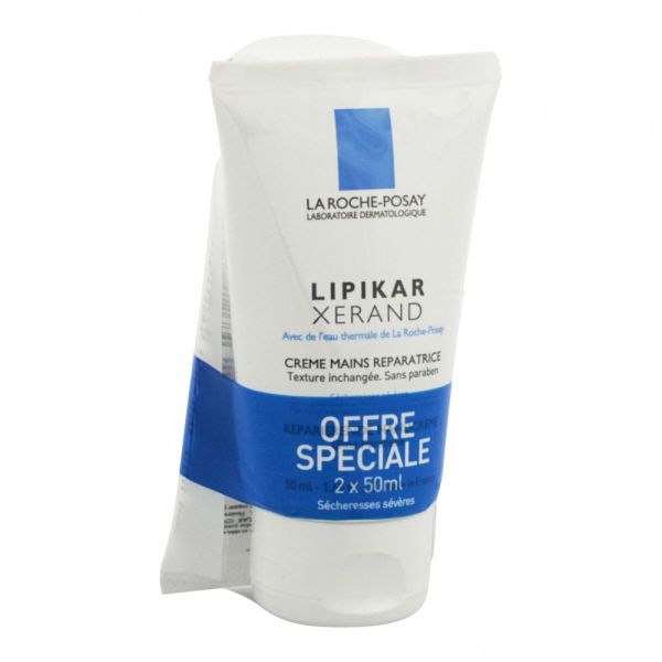 Crème main Lipikar Xerand 2x50ml