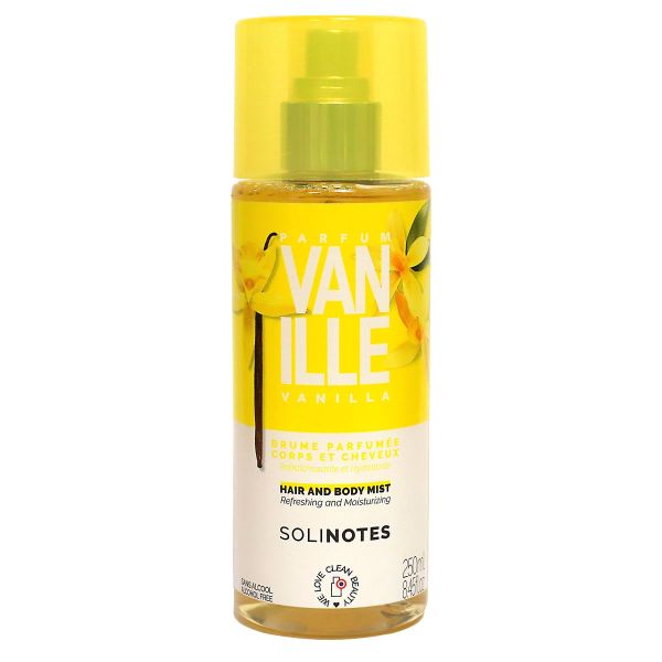 Vanille brume parfumée corps cheveux 250ml