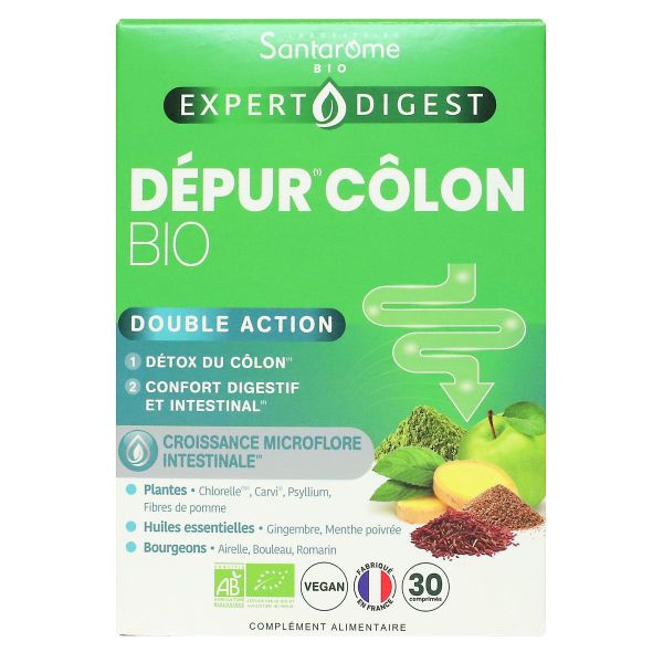 Expet Digest bio Depur colon 30 comprimés