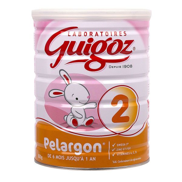 2ème âge Pelargon lait 6 à 12 mois 800g
